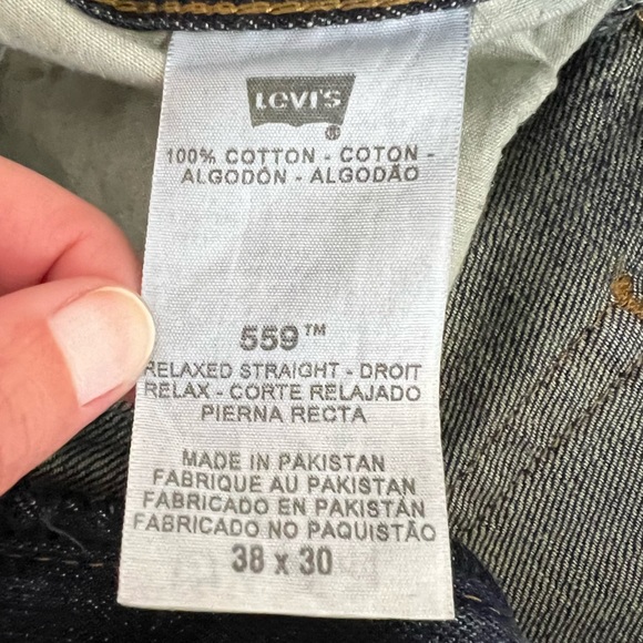 Levi’s 559 Relaxed Straight Fit Jeans in Range Men’s Size 38x30 - Picture 9 of 10
